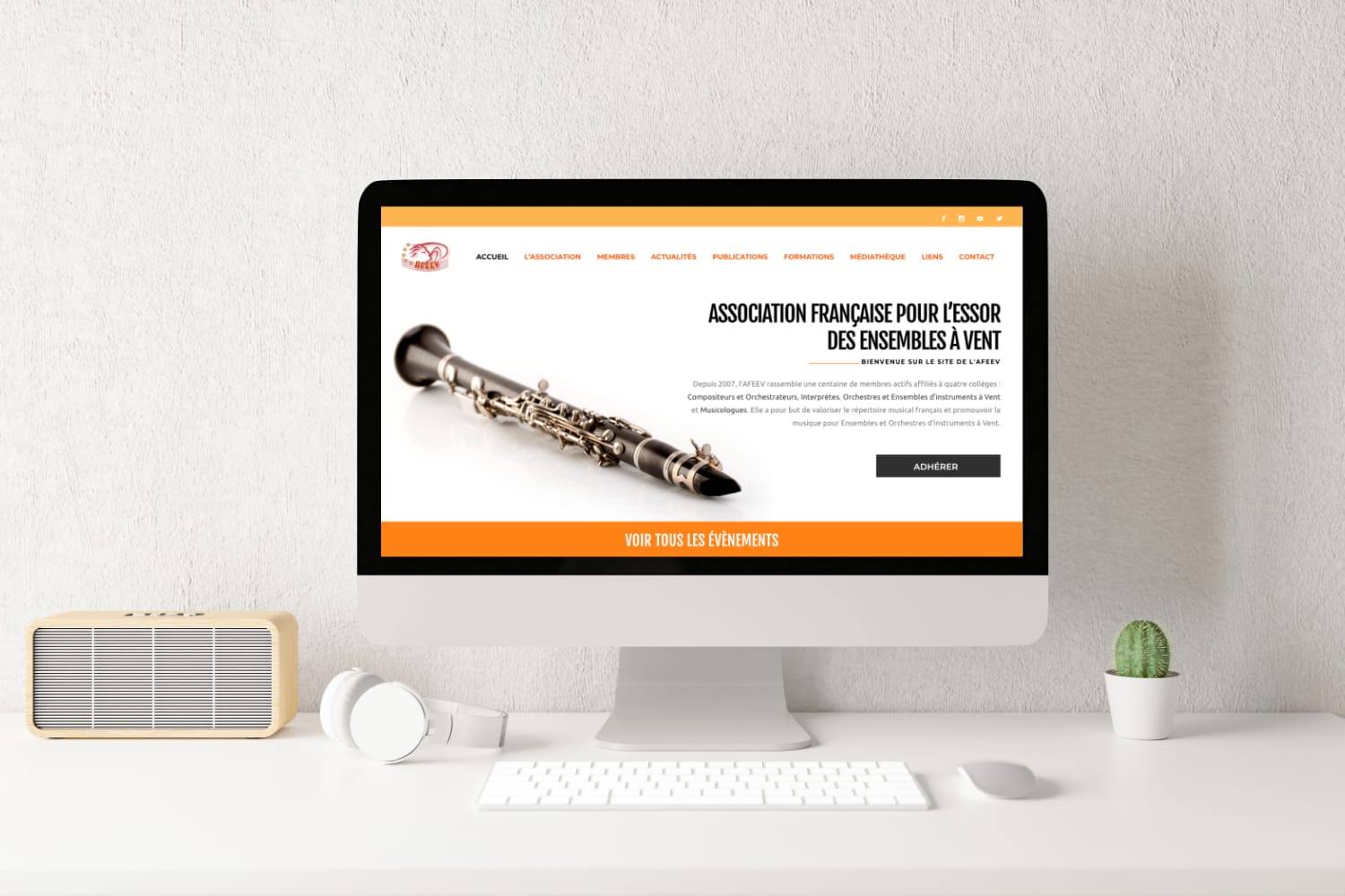 site-internet-AFEEV-association-portfolio-glaz-studio Isabelle Le Gorju logo GLAZ Studio